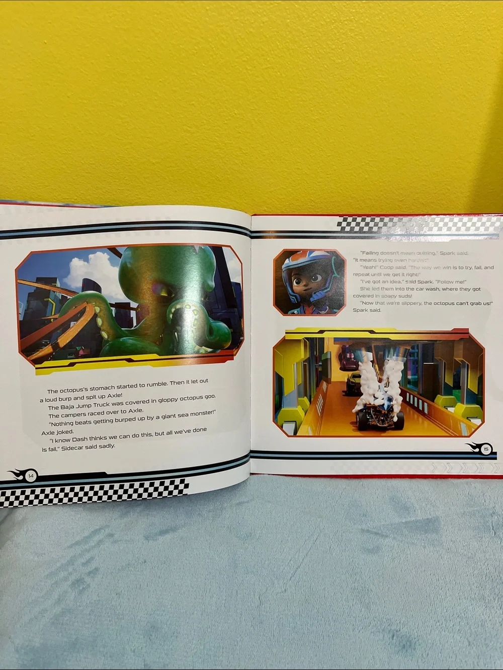 Hot Wheels Octopus Attack Hardcover Book NEW